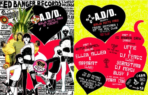 ED BANGER RECORDS – AGENT / LABEL NIGHTS PROD (2004 – 2009)